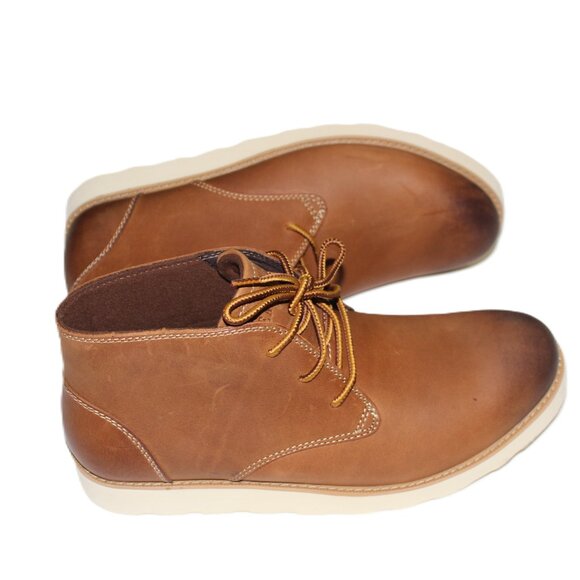 EASTLAND JACK PEANUT CHUKKA LEATHER BOOTS - Picture 5 of 5